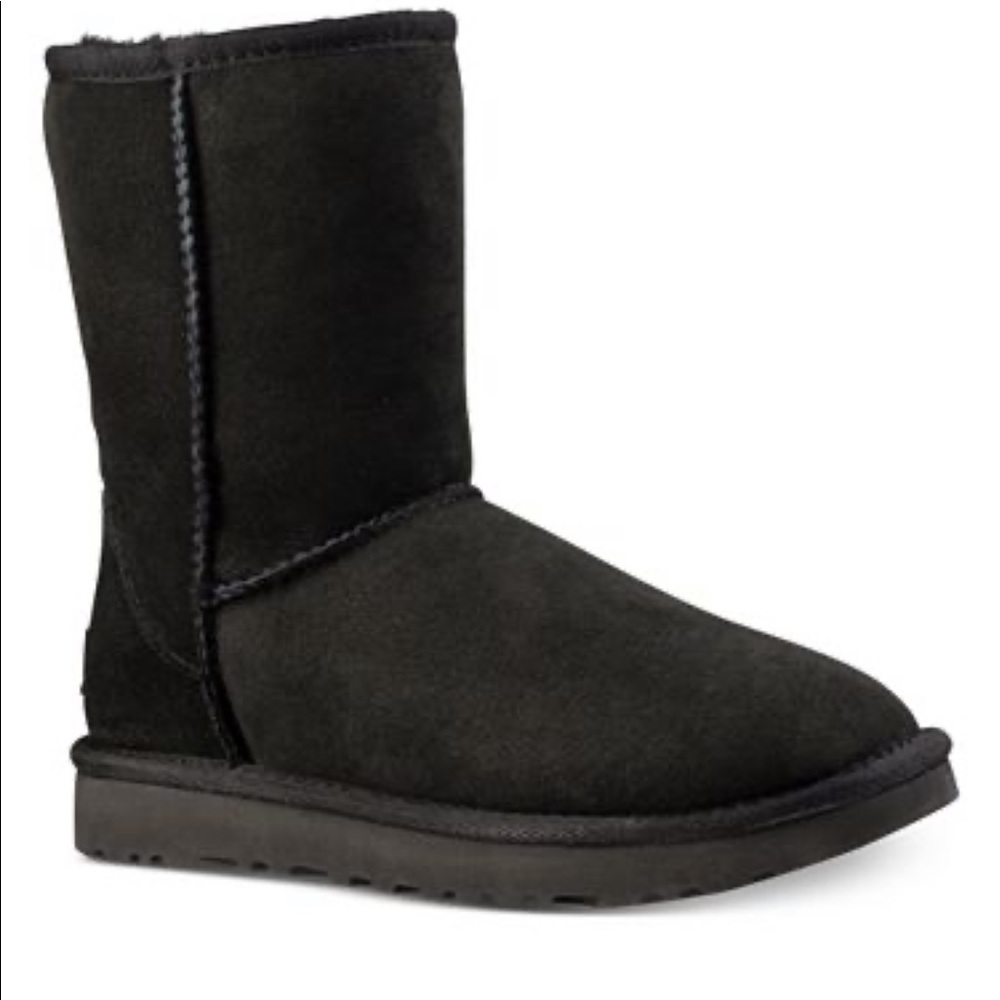 UGG Women’s Classic Short Boot size 8 black